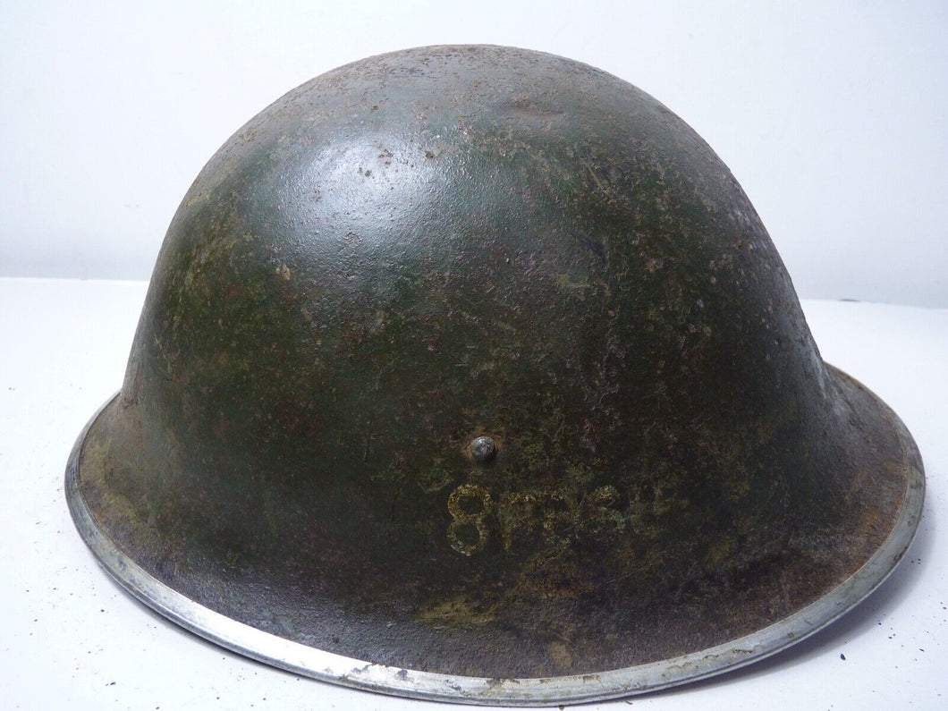 Mk3 Canadian / British Army Original WW2 Turtle Helmet High Rivet