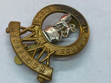 Load image into Gallery viewer, Original WW1 British Army - 15th / 19th Kings Royal Hussars Regiment Cap Badge
