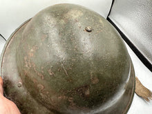 Load image into Gallery viewer, Original WW2 British Style South African Mk2 Army Combat Helmet &amp; Liner
