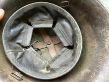 Load image into Gallery viewer, Original WW2 Canadian / British Army Mk3 High Rivet Turtle Helmet &amp; Liner
