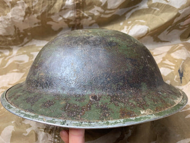 Original WW2 South African Army Mk2 Brodie Helmet - British Style Combat Helmet - The Militaria Shop