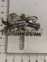 Load image into Gallery viewer, British Army The Kings Own Royal Lancaster Regiment Staybrite Cap Badge
