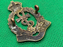Load image into Gallery viewer, WW2 British RAF Royal Air Force Medical Officer&#39;s Brass Cap Badge
