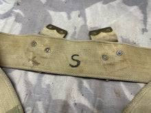 Load image into Gallery viewer, Original WW1 British Army 08 Pattern Webbing Belt 38&quot; Waist - The Militaria Shop
