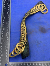 Load image into Gallery viewer, Original British Army Helmet Brass Chin Scales - Ideal Parts- Repair/Restoration
