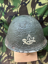 Load image into Gallery viewer, RARE Original British Army 10th Gurkha Mk4 Turtle Helmet - Head Included
