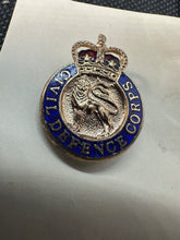 Load image into Gallery viewer, Genuine Unissued British Civil Defence Corps Enamel Lapel Badge - J.R Gaunt
