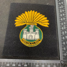 Lade das Bild in den Galerie-Viewer, British Army Royal Inniskilling Fusiliers Regimental Embroidered Blazer Badge
