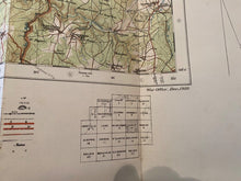 Lade das Bild in den Galerie-Viewer, WW1 Era British Army General Staff Map of NAMUR in Belgium. Original Map
