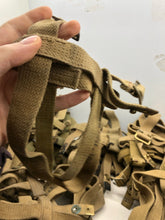 Load image into Gallery viewer, Original British Army Water Bottle Carrier Harness - WW2 37 Pattern
