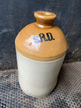 Load image into Gallery viewer, Original WW1 SRD Jar Rum Jar - British Army Issue - &quot;Supply Reserve Depot&quot; Jug
