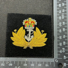 Load image into Gallery viewer, British Royal Navy Bullion Cap / Beret / Blazer Badge - UK Made
