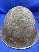 Load image into Gallery viewer, WW2 Canadian Army Mk3 Turtle Helmet - Original WW2 Helmet Shell - High Rivet
