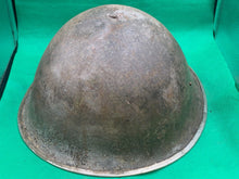 Load image into Gallery viewer, Original WW2 British Army / Canadian Army Mk3 Turtle Combat Helmet
