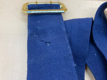 Load image into Gallery viewer, British Army Post 1953 - Dress Uniform Navy Blue Belt and Staybrite Buckle.
