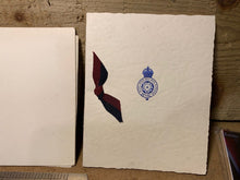 Load image into Gallery viewer, Original Pair of WW1/WW2 Royal Fusiliers Christmas Cards
