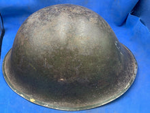 Load image into Gallery viewer, Original WW2 British Army / Canadian Army Mk3 Turtle Combat Helmet - FD
