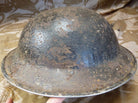 Original WW2 British Style South African Mk2 Army Combat Helmet - The Militaria Shop