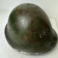 Charger l&#39;image dans la galerie, British / Canadian Army WW2 Mk3 Turtle Helmet 1944 Dated - Original WW2 Helmet
