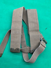 Load image into Gallery viewer, Original WW2 British Army 37 Pattern L Straps -  M.E.Co - 1943 Dated
