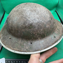 Charger l&#39;image dans la galerie, British Army Mk2 Brodie Helmet - Original WW2 - South African Manufactured
