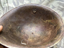 Load image into Gallery viewer, Original WW2 Canadian / British Army Mk3 High Rivet Turtle Helmet
