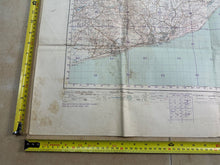 Load image into Gallery viewer, Original WW2 British Army OS Map of England - War Office - Hastings
