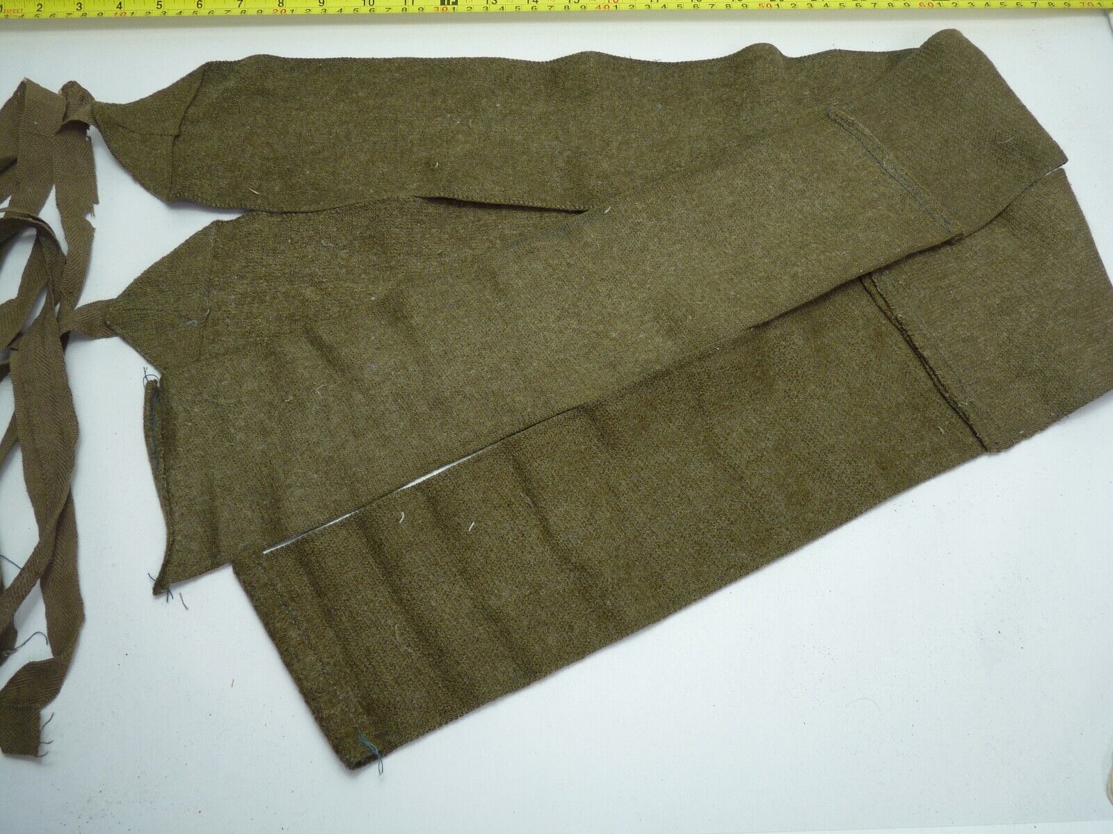 Original WW1 / WW2 British Army Puttees / Gaiters / Leg Wrap Pair The