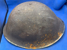 Load image into Gallery viewer, Original WW2 British Army / Canadian Army Mk3 Turtle Combat Helmet
