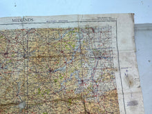 Load image into Gallery viewer, Original WW2 British Army OS Map of England - Showing RAF Bases - RAF Hendon
