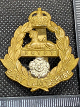 Load image into Gallery viewer, Original British Army East Lancashire Regiment Cap Badge
