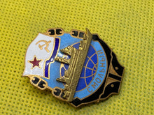 Load image into Gallery viewer, 1980&#39;s/90&#39;s Era Soviet Naval Mariner&#39;s Award / Badge in Excellent Condition
