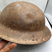 Load image into Gallery viewer, Original WW2 British Civil Defence Mk2 Helmet - 3 Hole
