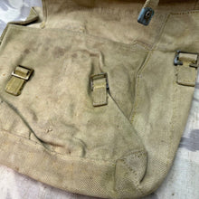 Load image into Gallery viewer, Original British Army 37 Pattern Webbing Small Pack - WW2 Pattern
