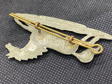 Load image into Gallery viewer, Original British Army 3rd King&#39;s Own Hussars 1905 Edwardian NCO arm badge
