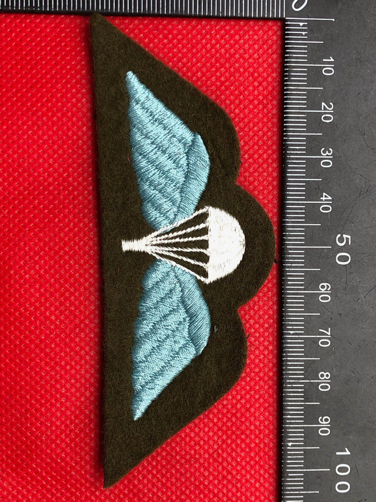 Genuine British Army Paratrooper Parachute Jump Wings - Green / Brown Army Wings - The Militaria Shop