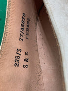 Original WW2 British Army Women's White Summer Shoes - ATS WAAF - Size 235s - The Militaria Shop