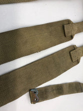 Load image into Gallery viewer, Original WW2 British Army 37 Pattern L Straps Pair - Wartime Dated
