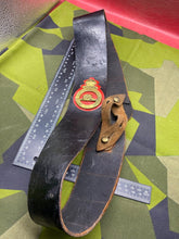 Load image into Gallery viewer, WW2 Kings Crown Royal Artillery Association Leather Cross Belt with Brass Badge
