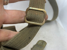 Load image into Gallery viewer, Original US Army WW2 era M1 Carbine Canvass Rifle Sling - Used Worn Condition
