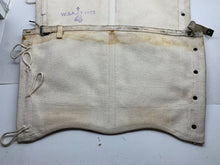 Charger l&#39;image dans la galerie, Original British Army / Royal Navy White 37 Pattern Spats / Gaiters- Well Marked
