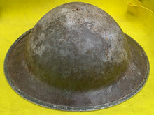 Load image into Gallery viewer, Original WW2 Combat Helmet - British / South African Army Mk2 Brodie Helmet
