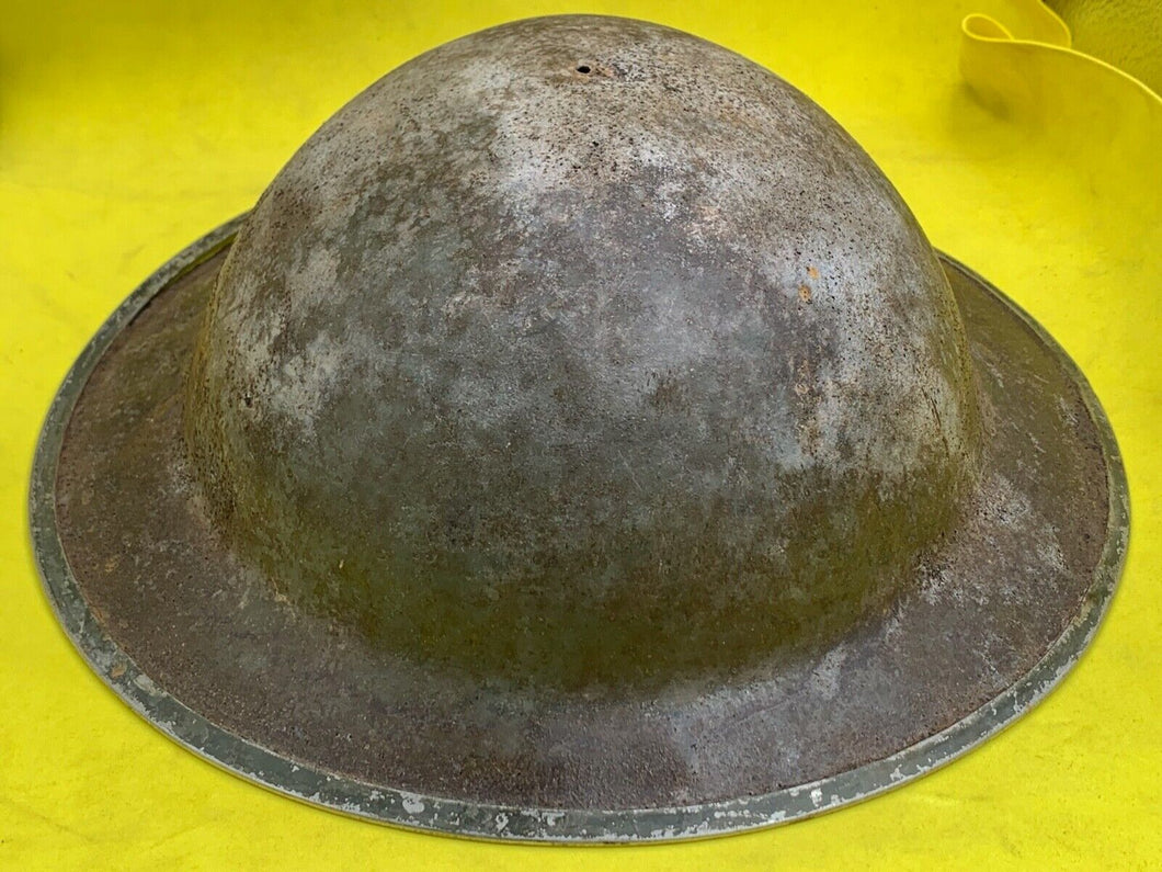 Original WW2 Combat Helmet - British / South African Army Mk2 Brodie Helmet