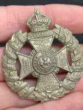 Load image into Gallery viewer, Original WW2 British Army Prince Consorts Own Brass Cap Badge
