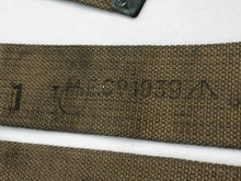 Charger l&#39;image dans la galerie, Original WW2 British Army 37 Pattern L Straps Pair - Wartime Dated
