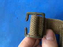 Load image into Gallery viewer, WW2 British Army 37 Pattern Webbing Water Bottle Carrier Harness - 1943 Dated - The Militaria Shop
