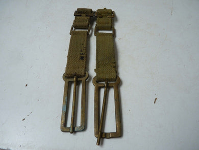 Original WW2 British Army 37 Pattern Webbing Brace Adaptor Pair - The Militaria Shop