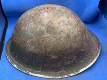 Load image into Gallery viewer, Original WW2 British Army / Canadian Army Mk3 Turtle Combat Helmet
