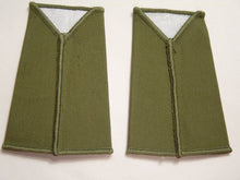 Load image into Gallery viewer, OD Green Rank Slides / Epaulette Pair Genuine British Army - ACF Mercian WO

