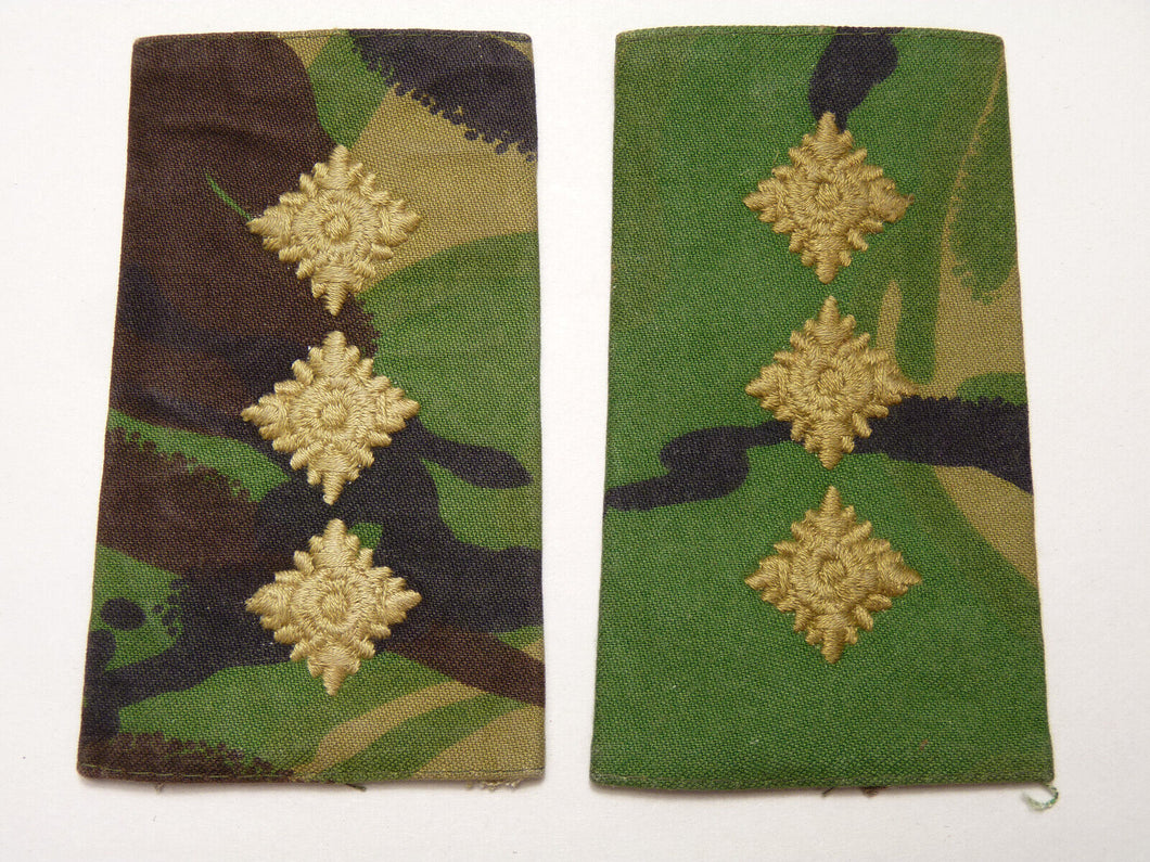 DPM Rank Slides / Epaulette Pair Genuine British Army - Sergeant